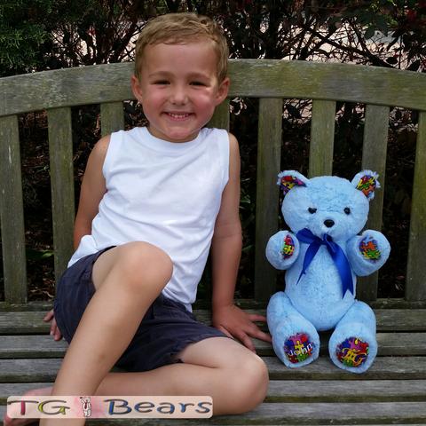 Brock and Nathan Bear on the bench